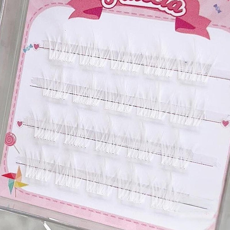 Dreamy Colored Dopamine False Eyelashes Travel Pack Single Cluster